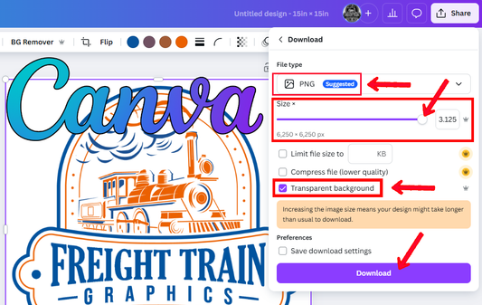 How to download from Canvapro
