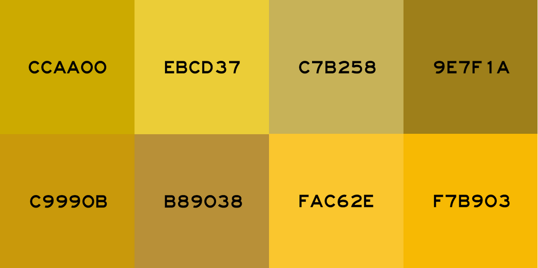 Gold HEX Codes