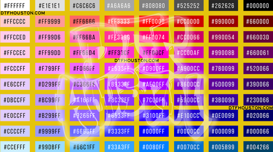 HEX Color Chart